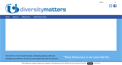 Desktop Screenshot of diversity-matters.co.uk