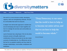 Tablet Screenshot of diversity-matters.co.uk
